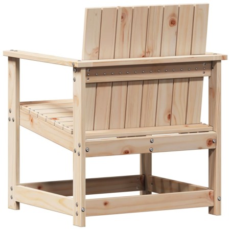 Set Salotto da Giardino 3 pz in Legno Massello di Pino