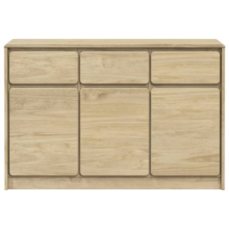 Credenza SAUDA Rovere 114x43x75,5 cm in Legno Massello di Pino