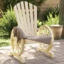 Sedie da Giardino Adirondack 2 pz in Legno Massello di Abete