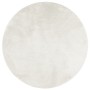 Tappeto OVIEDO a Pelo Corto Crema Ø 80 cm