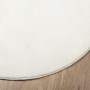Tappeto OVIEDO a Pelo Corto Crema Ø 80 cm