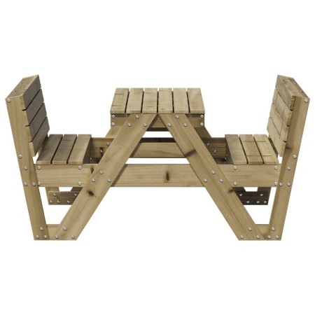 Tavolo da Picnic per Bambini 88x122x58 cm Legno Impregnato Pino