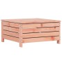 Poggiapiedi da Giardino 62x63,5x32 cm Legno Massello di Douglas