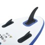 Set Tavola da SUP e Surf Gonfiabile Blu e Bianco