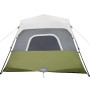 Tenda Famiglia con LED 6 Persone Verde Chiaro Rilascio Rapido