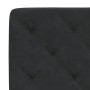 Letto con Materasso Nero 180x200 cm in Velluto