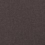 Divano Chesterfield a 2 Posti Marrone Scuro in Tessuto