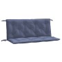 Cuscini per Panca 2 pz Blu Marino 120x50x7cm in Tessuto Oxford