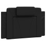 Letto con Materasso Nero 80x200 cm in Similpelle