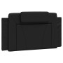 Letto con Materasso Nero 100x200 cm in Similpelle