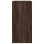Credenza Rovere Marrone 79x38x80 cm in Legno Multistrato