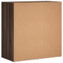 Credenza Rovere Marrone 79x38x80 cm in Legno Multistrato