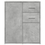 Credenza Grigio Cemento 60x31x70 cm in Legno Multistrato