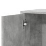 Credenza Grigio Cemento 60x31x70 cm in Legno Multistrato