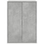 Credenza Grigio Cemento 60x31x84 cm in Legno Multistrato