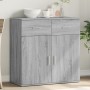 Credenza Grigio Sonoma 79x38x80 cm in Legno Multistrato