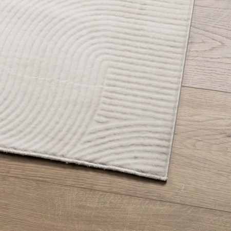 Tappeto IZA a Pelo Corto Aspetto Scandinavo Crema 100x200 cm