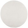 Tappeto IZA a Pelo Corto con Aspetto Scandinavo Crema Ø 120 cm