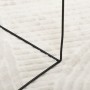 Tappeto IZA a Pelo Corto con Aspetto Scandinavo Crema Ø 120 cm