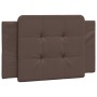 Letto con Materasso Marrone 90x190 cm in Similpelle