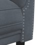 Set di Divani 2 pz Grigio Scuro in Velluto