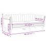Set di Divani 2 pz Grigio Scuro in Velluto