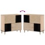 Credenza 80x33x75 cm in Legno Massello di Mango