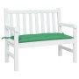 Cuscino per Panca Verde 110x50x7 cm in Tessuto Oxford