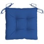 Cuscini per Sedia 2 pz Blu 40x40x7 cm in Tessuto Oxford