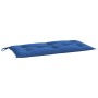 Cuscini Panca Giardino 2pz Blu Reale 100x50x7 cm Tessuto Oxford