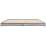 Giroletto Grigio Sonoma 160x200 cm in Legno Multistrato Metallo