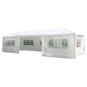 HI Tenda da Festa con Pareti Laterali 3x9 m Bianco