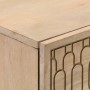 Credenze 2 pz 60x33x75 cm in Legno Massello di Mango