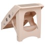 Scala Pieghevole per Cani Crema 62x40x49,5 cm