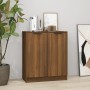 Credenza Rovere Marrone 60x30x70 cm in Legno Multistrato