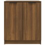 Credenza Rovere Marrone 60x30x70 cm in Legno Multistrato