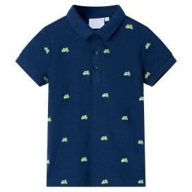 Polo da Bambino Blu Marino 140