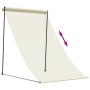 Tenda da Sole Retrattile Crema 150x150 cm in Tessuto e Acciaio