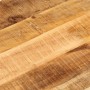 Piano Tavolo 110x50x3,8 cm Ovale Legno Massello Grezzo di Mango