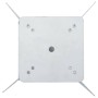 Base per Ombrellone Interrata Argento 27,5x27,5x45 cm Acciaio