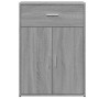 Credenza Grigio Sonoma 60x30x84 cm in Legno Multistrato