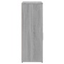 Credenza Grigio Sonoma 60x30x84 cm in Legno Multistrato