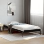 Giroletto Nero 75x190 cm in Legno Multistrato e Metallo