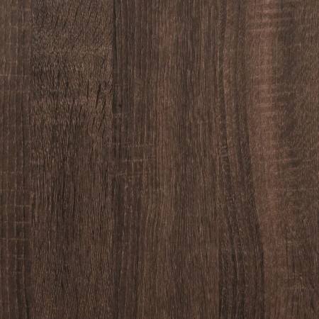 Giroletto Rovere Marrone 75x190 cm Legno Multistrato e Metallo