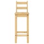 Set da Bar 3 pz in Legno Massello di Pino