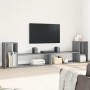 Mobili TV 2 pz Grigio Sonoma 100x30x50 cm in Legno Multistrato