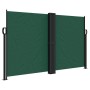 Tenda da Sole Laterale Retrattile Verde Scuro 140x600 cm