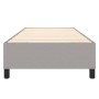 Giroletto a Molle Grigio Chiaro 80x200 cm in Tessuto