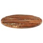 Piano per Tavolo Ø 70x2,5 cm Rotondo Legno Massello di Recupero