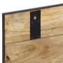 Appendiabiti 2 pz 80x8x25 cm in Legno Massello Grezzo di Mango